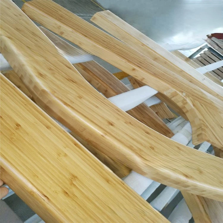 Solid Bamboo Handrail Outside Bamboo Stair Railing