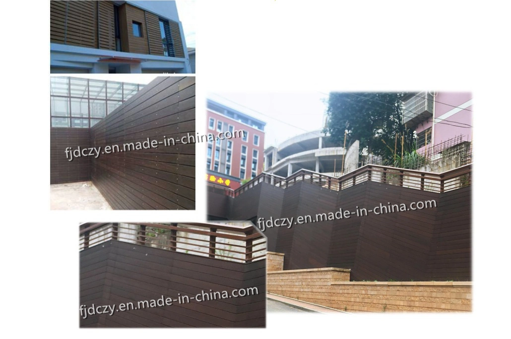 Fireproof Exterior Building Material Wall Cladding Wall Decorative Panel Wood Bamboo Wall Panel