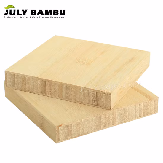 家具素材、3層竹パネル、テーブルとワークトップ用の100%無垢竹パネル