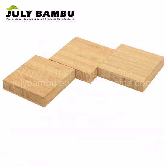カウンタートップ用のナチュラルカラー5層竹合板垂直パネル